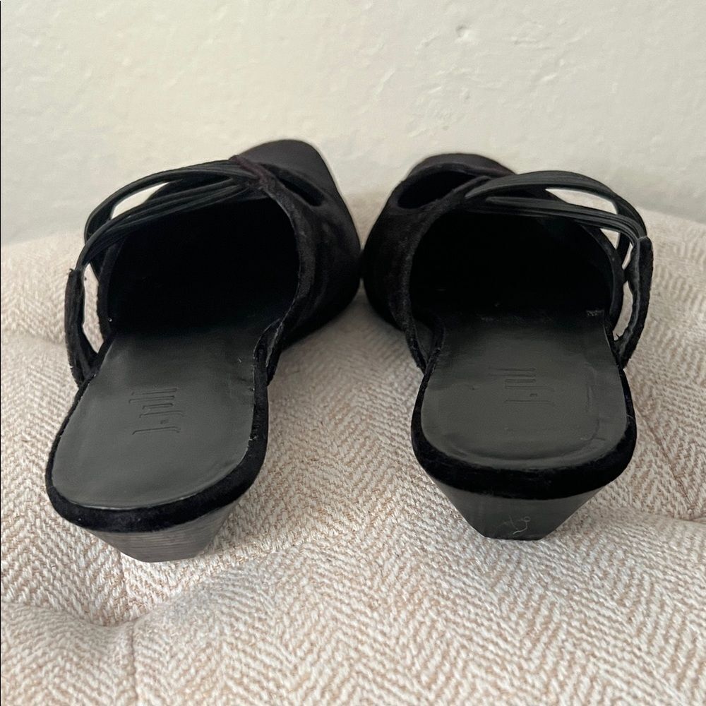 J. Jill Women's Mules in Velvet Black with details in Size 6.5M - Picture 6 of 12